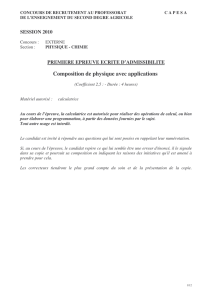Physique Chimie