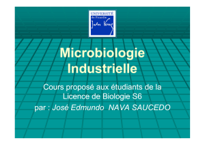 Microbiologie Industrielle