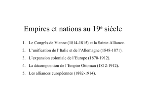 Empires et nations au 19 siècle