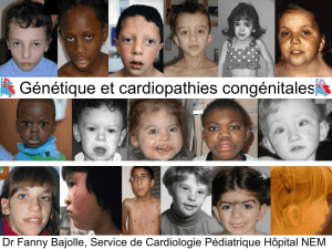Génétique et cardiopathies congénitales