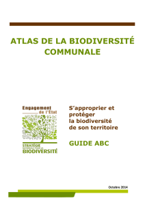 atlas de la biodiversité communale