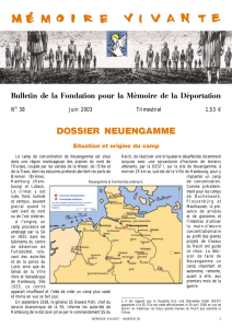 Dossier Neuengamme - Fondation pour la Mémoire de la Déportation