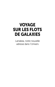 Voyage sur les flots de galaxies