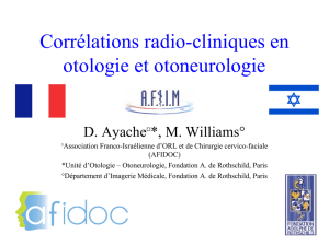 Corrélations radio-cliniques en otologie et otoneurologie