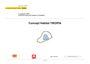 Concept Habitat TIKOPIA