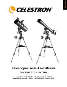 Mode d`emploi AstroMaster pour Lunette 90/1000 EQ et Télescope