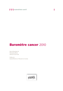 Batromètre cancer 2010 - Tabac et cancer