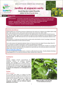 BSV Jardins espaces verts n°7 du 23 juin 2015 - DRAAF Hauts