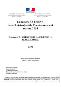 SVT, Chimie - concours.developpement