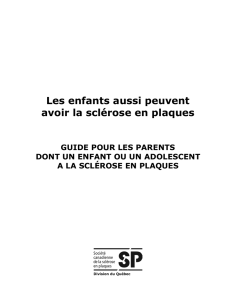 Les enfants aussi peuvent avoir la sclérose en plaques