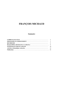 FRANÇOIS MICHAUD