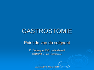 Gastrostomie