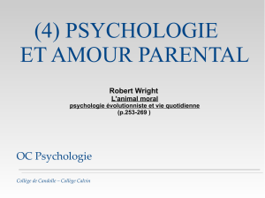 (4) PSYCHOLOGIE ET AMOUR PARENTAL