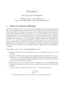Fonctions elliptiques et théorème de Fermat