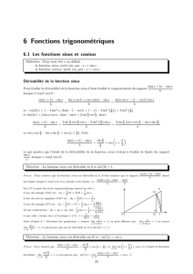 6 Fonctions trigonométriques