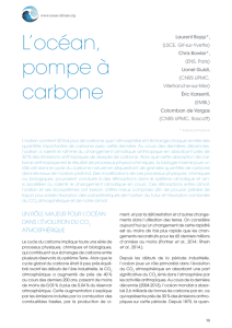 L`océan, pompe à carbone - Ocean and Climate Platform