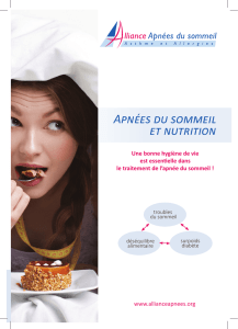 Apnées du sommeil et nutrition