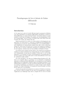 Pseudogroupes de Lie et théorie de Galois différentielle