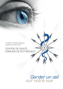 Plaquette CEDR - Fondation Ophtalmologique Adolphe de Rothschild