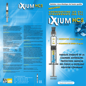 ixium hcs ixium hcs - LCA Pharmaceutical