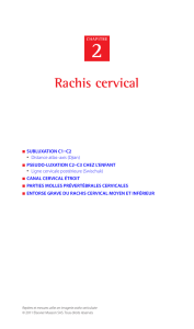Rachis cervical - guide pratique