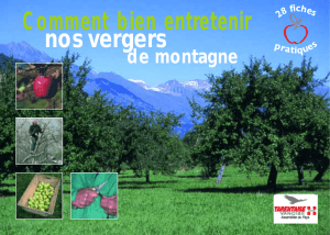 Guide "Entretien des vergers de Tarentaise"