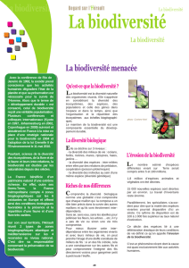 La biodiversité - Les services de l`État dans l`Hérault