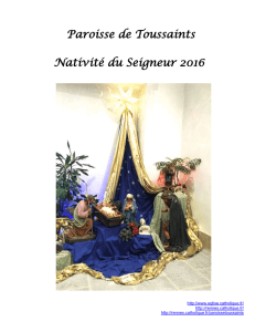 Paroisse de Toussaints Nativité du Seigneur 2016