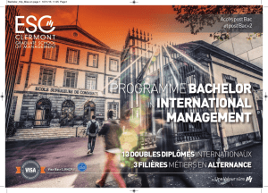 Bachelor en Management international