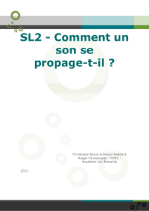 SL2 - Comment un son se propage-t