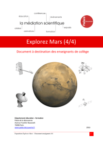 Explorez Mars (4/4) - Palais de la découverte