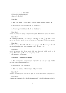 Feuille 3 - Institut de Mathématiques de Bordeaux