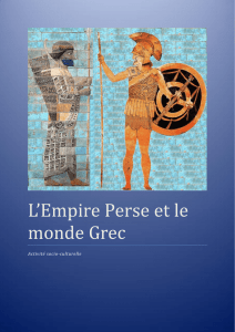 L`Empire Perse et le monde Grec