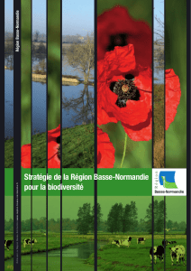 Stratégie de la Région Basse-Normandie pour la biodiversité