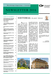 newsletter 2016 - Swiss Society for Microbiology