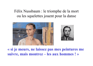 Félix Nussbaum le triomphe de la mort