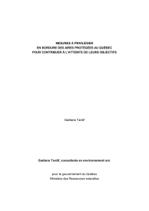 Format PDF, 311 Ko - Ministère des Forêts, de la Faune et des Parcs