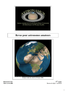 Revue pour astronomes amateurs