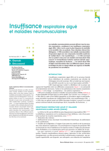 Insuffisancerespiratoire aiguë et maladies neuromusculaires
