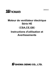 Instructions d`utilisation et Avertissements