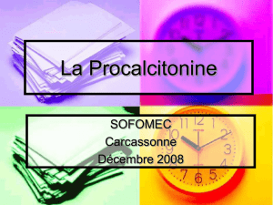 La Procalcitonine