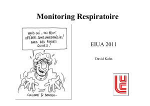 Monitoring Respiratoire