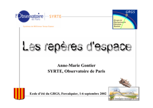 Anne-Marie Gontier SYRTE, Observatoire de Paris