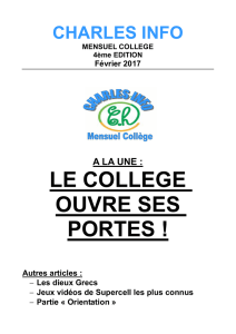 CHARLES INFO 4ème édition - Académie de Nancy-Metz