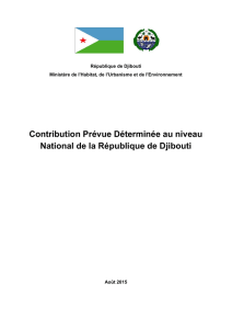 Contribution Prévue Déterminée au niveau National de la