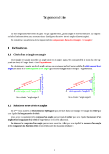Trigonométrie - Modulo-n