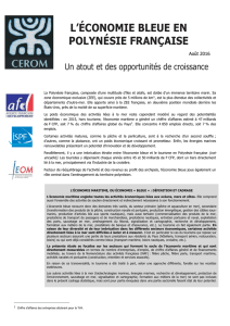 L`&eacute;conomie bleue en Polyn&eacute;sie fran&ccedil;aise