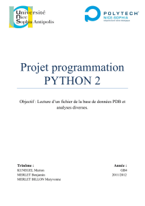 Projet programmation PYTHON 2