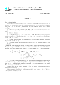 Corrigés d`exercices de la fiche TD d`IPE no 2