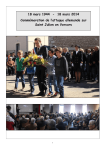 18 mars 1944 - Saint Julien en Vercors